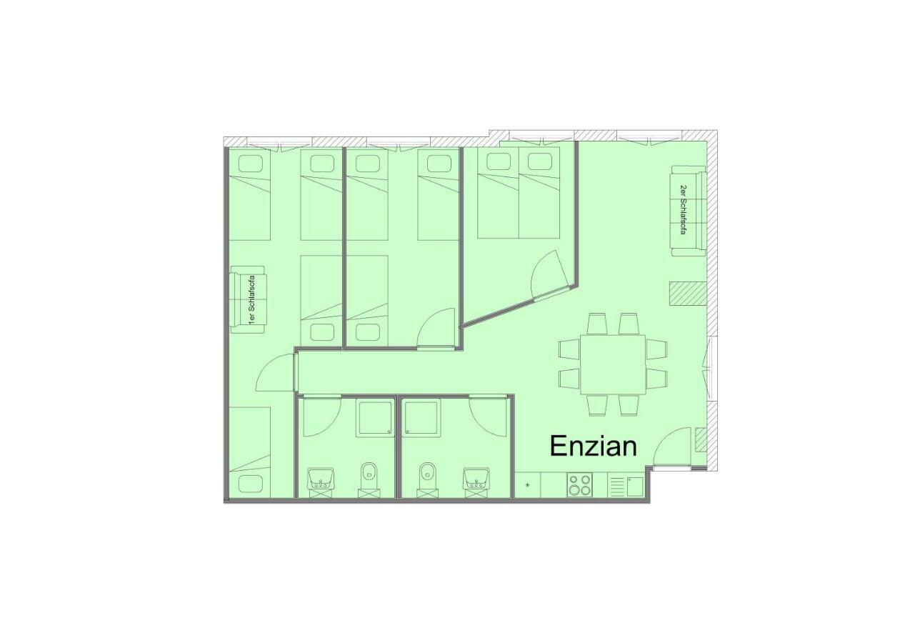 Apartments Tempelhof Berlin Dış mekan fotoğraf